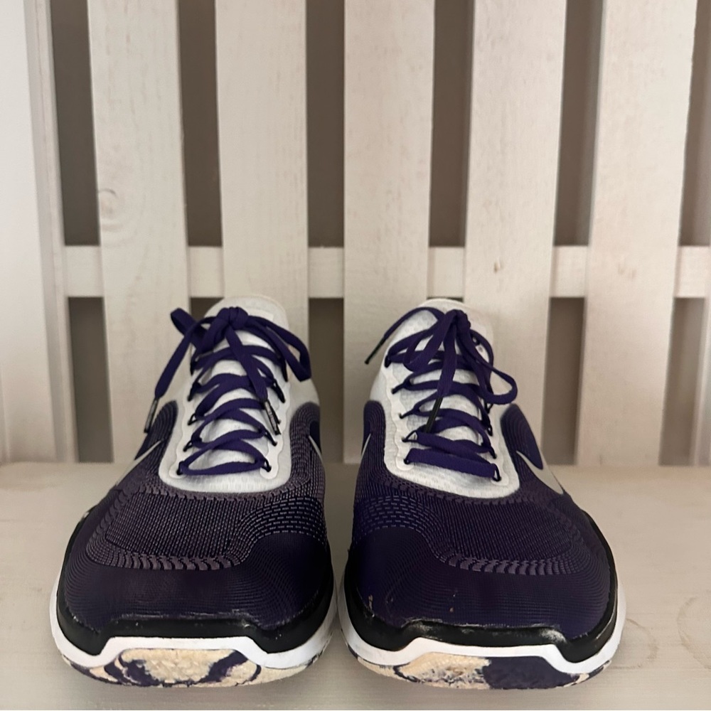 Nike Free Trainer V7 VT TCU Purple White Men’s Size 13 Athletic Shoes - Picture 11 of 13
